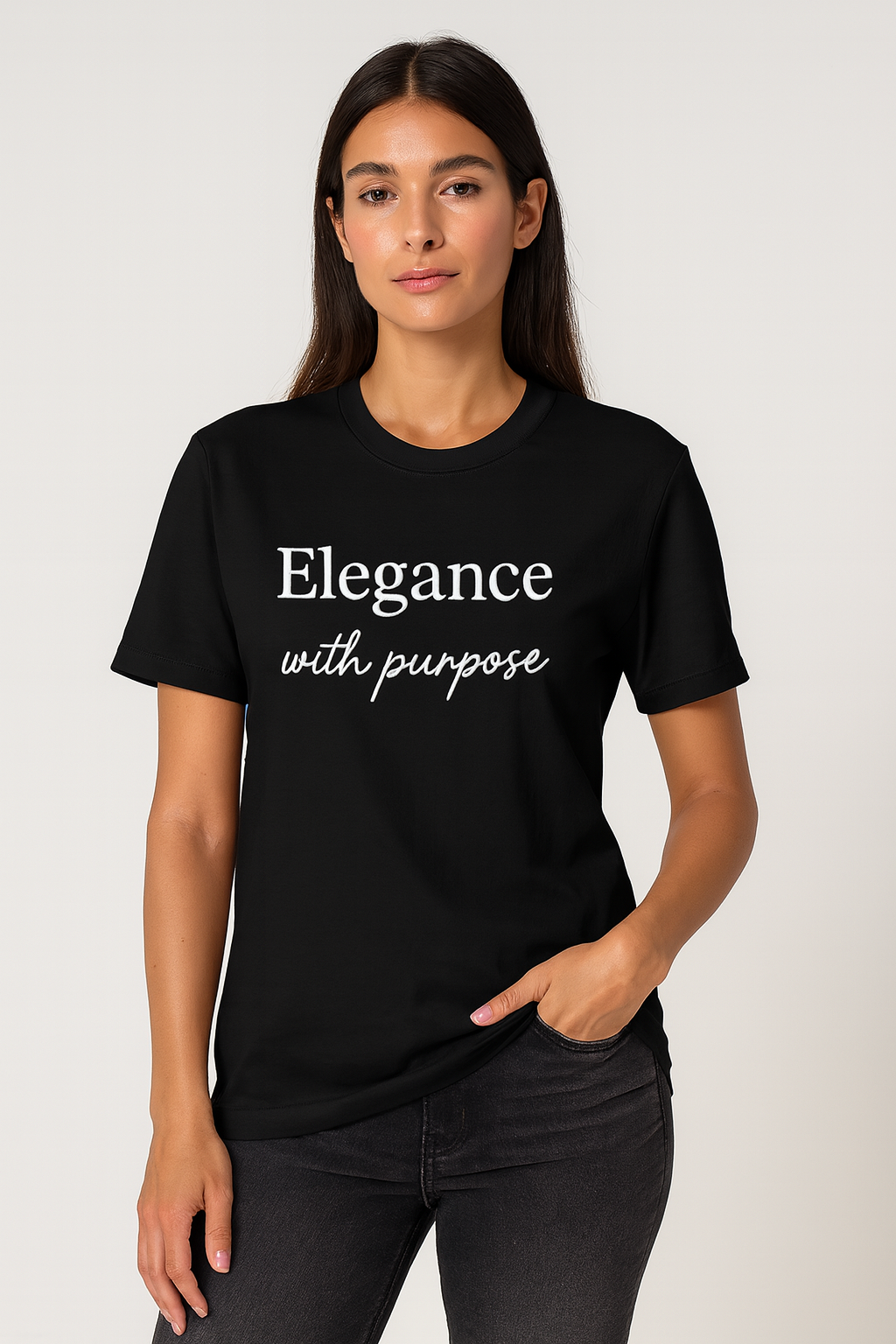 “Elegance with Purpose” Tee