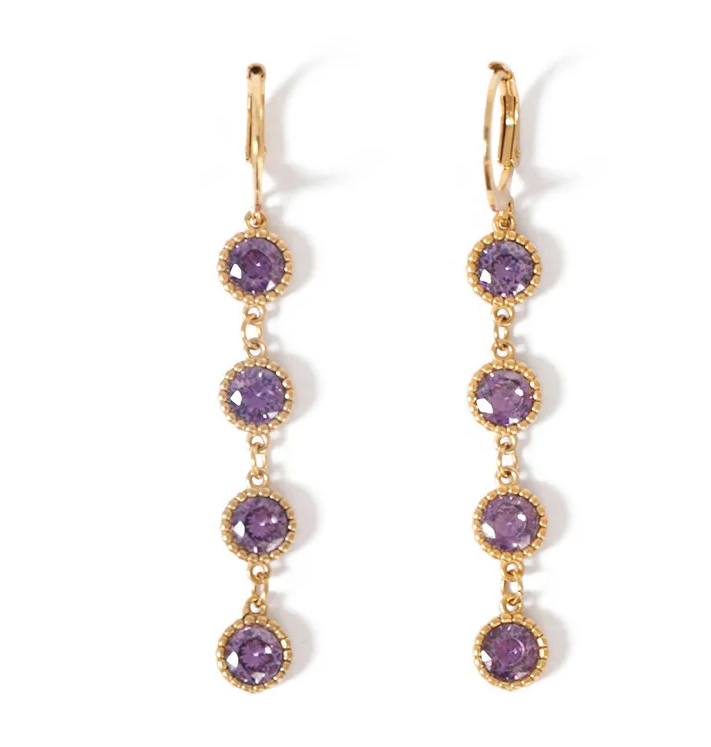 Fashion Round Zircon Jewelry Set