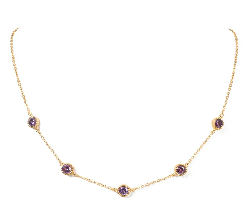 Fashion Round Zircon Jewelry Set